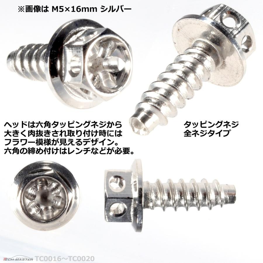 M5×20mm タッピングネジ タッピングビス タッピングボルト シルバー ステンレス 1本 TC0019 | ブランド登録なし | 02