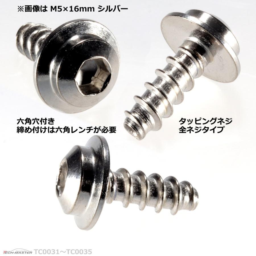 M5×25mm タッピングネジ タッピングビス タッピングボルト シルバー ステンレス 1本 TC0035 | ブランド登録なし | 02