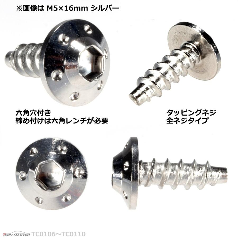 M4×12mm タッピングネジ タッピングビス タッピングボルト シルバー ステンレス 1本 TC0106 | ブランド登録なし | 02