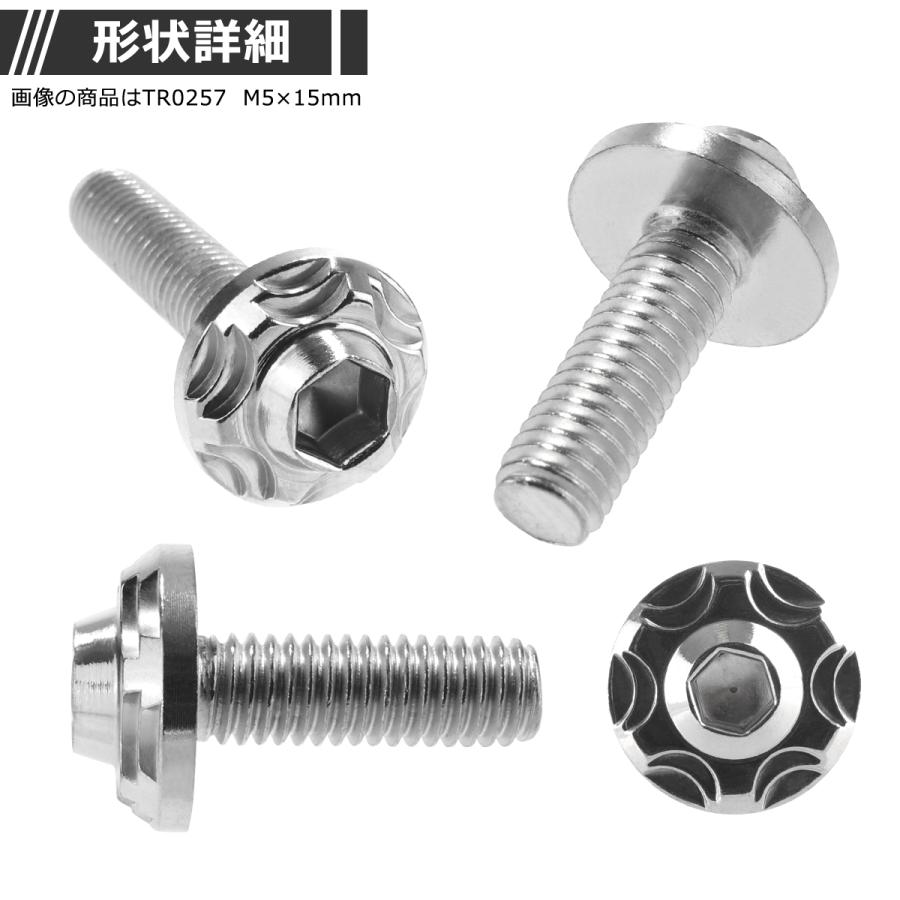 ボタンボルト M4×20mm P0.7 スノーヘッド ステンレス シルバーカラー 1個 TR0255 | ブランド登録なし | 02