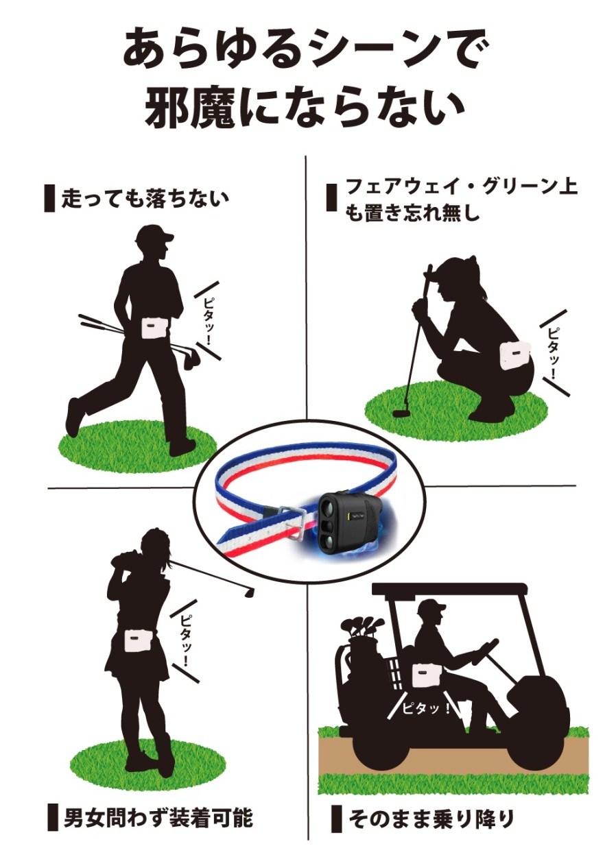 【公式】tectectec ゴルフ レーザー距離計 Mini+m 距離測定器 通常
