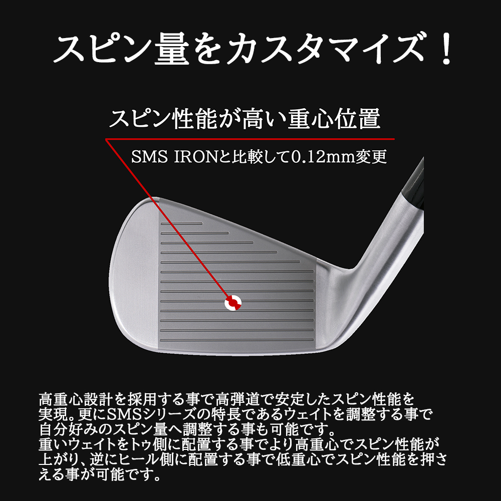 【新製品】【公式】ゴルフ アイアン イーデル EDEL SMS PRO Forged Iron 3番 4番 5番 6番 7番 8番 9番 PW  ウエイト配置 調整可能 選べる番手