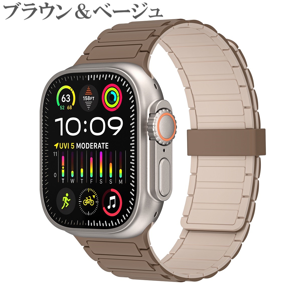 アップルウォッチ バンド apple watch 44mm ベルト シリコン マグネット 45mm 40mm 41mm 49mm ビジネス カジュアル｜tedola｜10