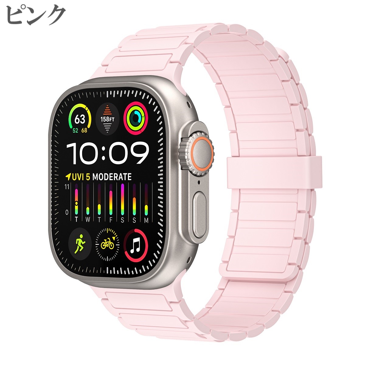 アップルウォッチ バンド apple watch 44mm ベルト シリコン マグネット 45mm 40mm 41mm 49mm ビジネス カジュアル｜tedola｜07