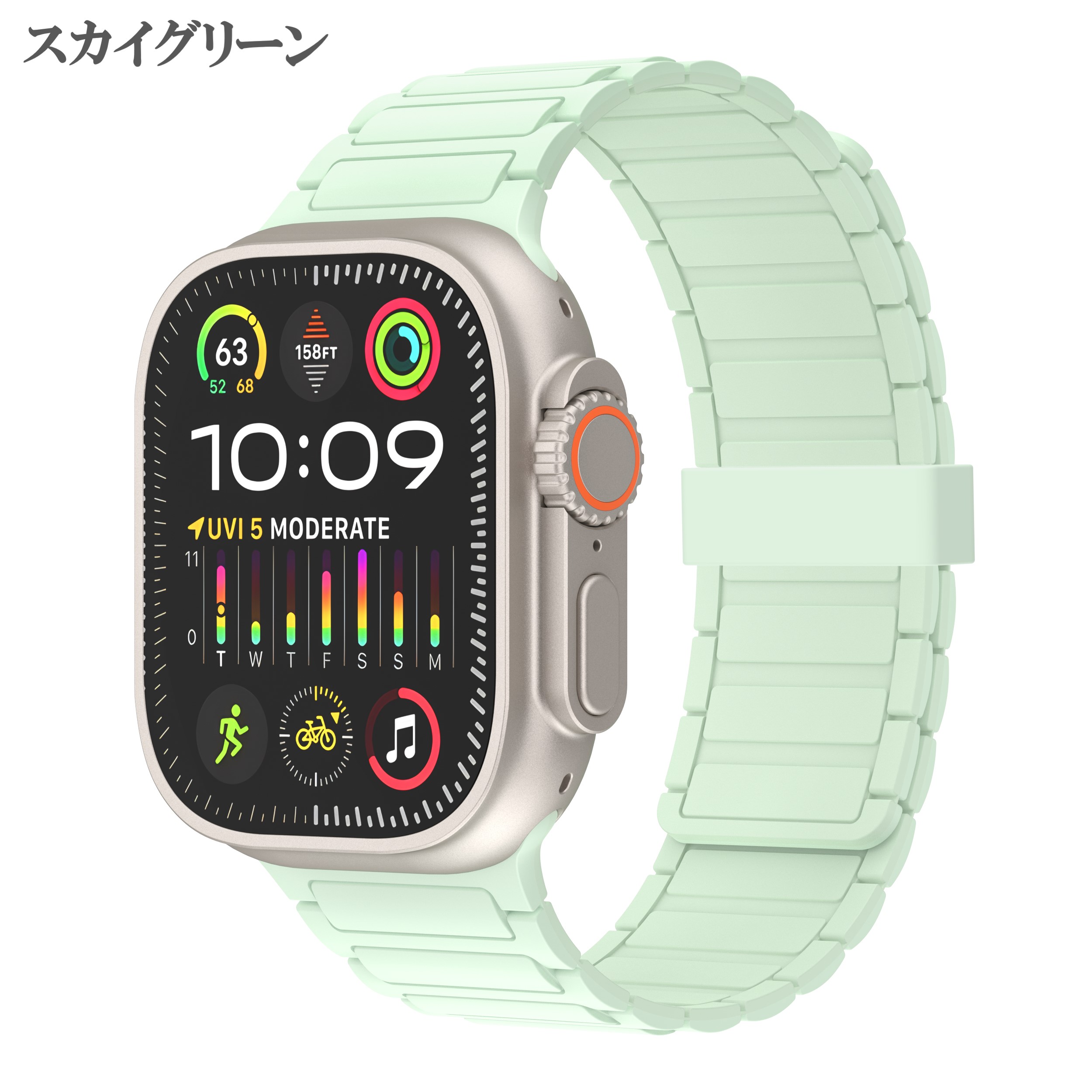 アップルウォッチ バンド apple watch 44mm ベルト シリコン マグネット 45mm 40mm 41mm 49mm ビジネス カジュアル｜tedola｜14