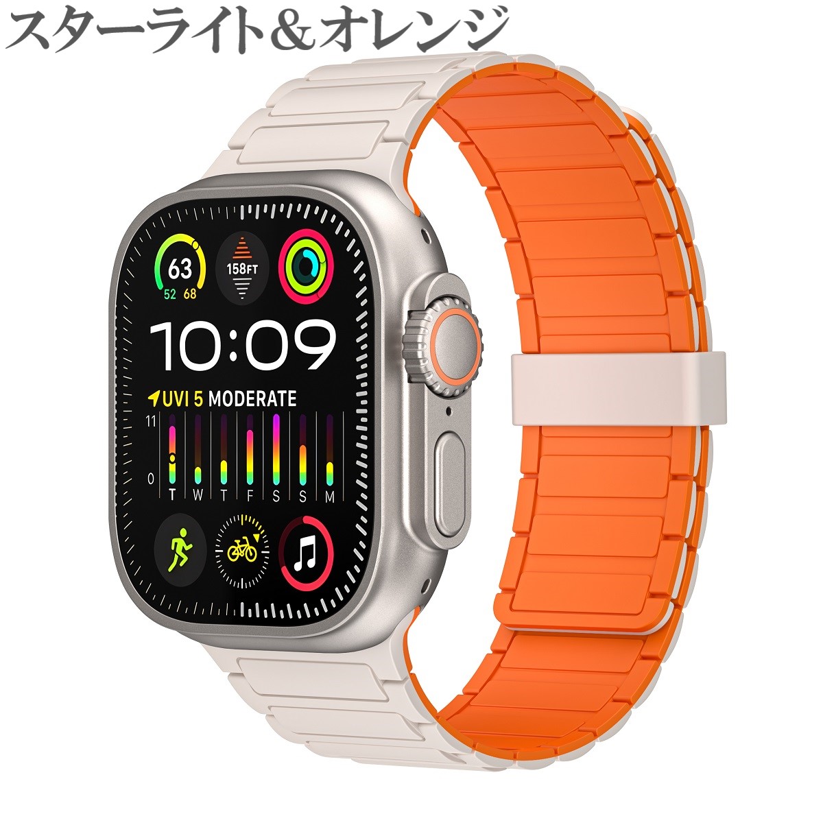 アップルウォッチ バンド apple watch 44mm ベルト シリコン マグネット 45mm 40mm 41mm 49mm ビジネス カジュアル｜tedola｜11