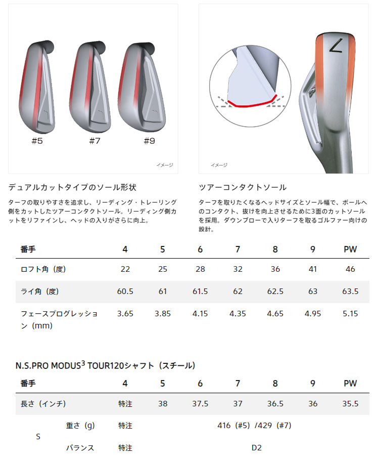 BRIDGESTONE GOLF ブリヂストン 241CB アイアン モーダス120装着