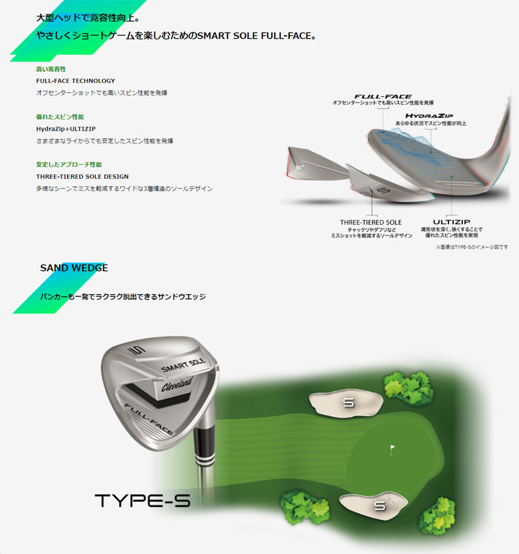 クリーブランド スマートソール フルフェイス タイプS メンズ 日本仕様 スチールシャフト ゴルフクラブ