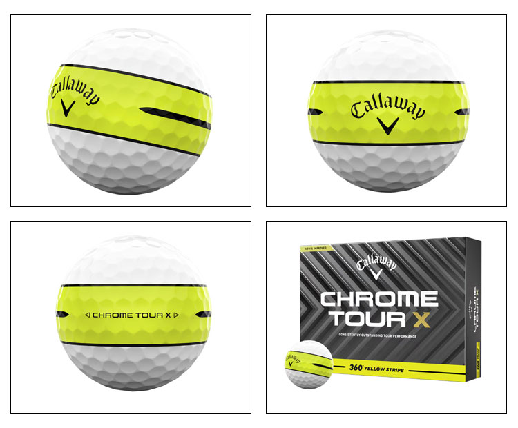 CHROME TOUR キャロウェイ クロムツアーX 360 イエロー ストライプ