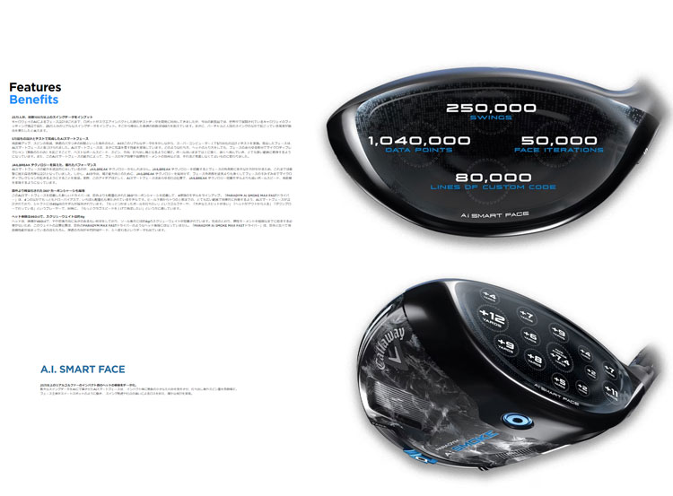 Callaway（キャロウェイ） パラダイム Ai SMOKE MAX FAST Aiスモーク