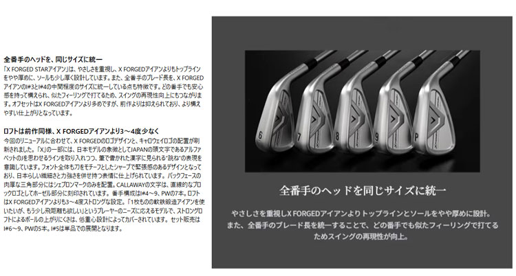 Callaway（キャロウェイ） X FORGED STAR 26 モーダス105 Xフォージド