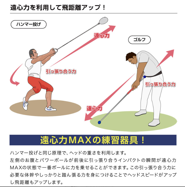 リンクス ゴルフ ダワ筋スティック スイング 練習器 DAWAKIN STICK