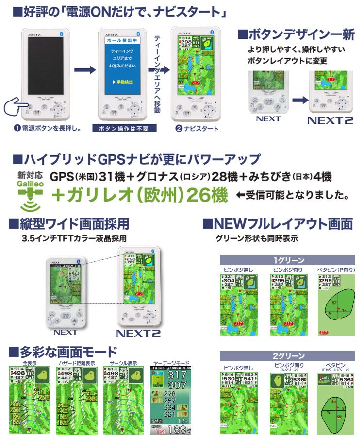 EAGLE VISION イーグルビジョン NEXT2 EV-034 ネクスト2 GPS