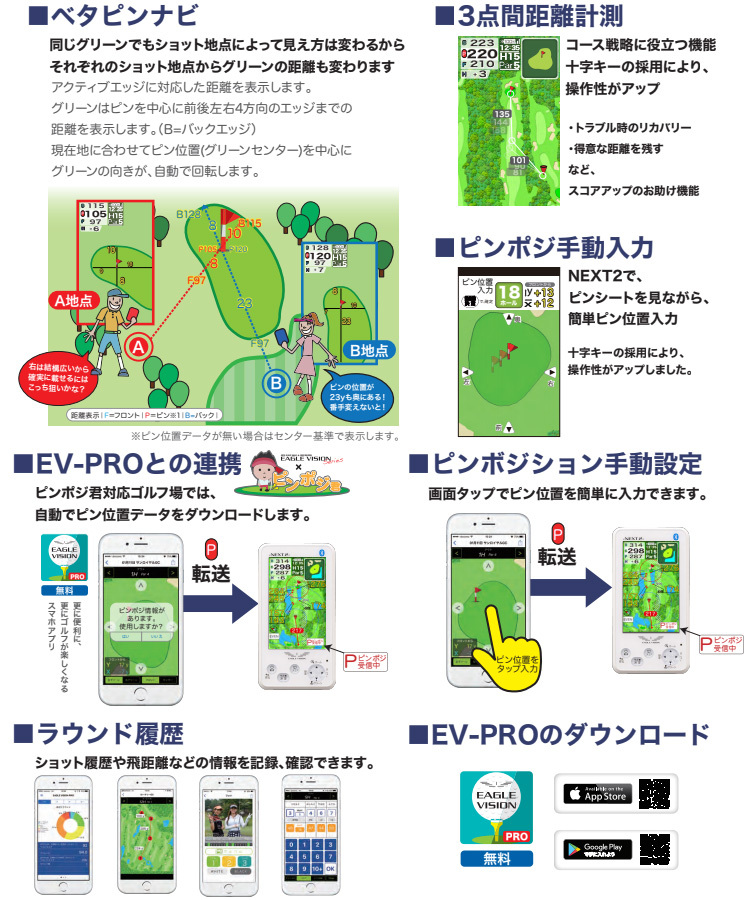 EAGLE VISION イーグルビジョン NEXT2 EV-034 ネクスト2 GPS