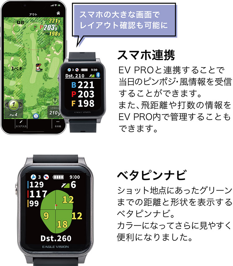 イーグルビジョン next2（ゴルフ用距離計）｜ラウンド用品