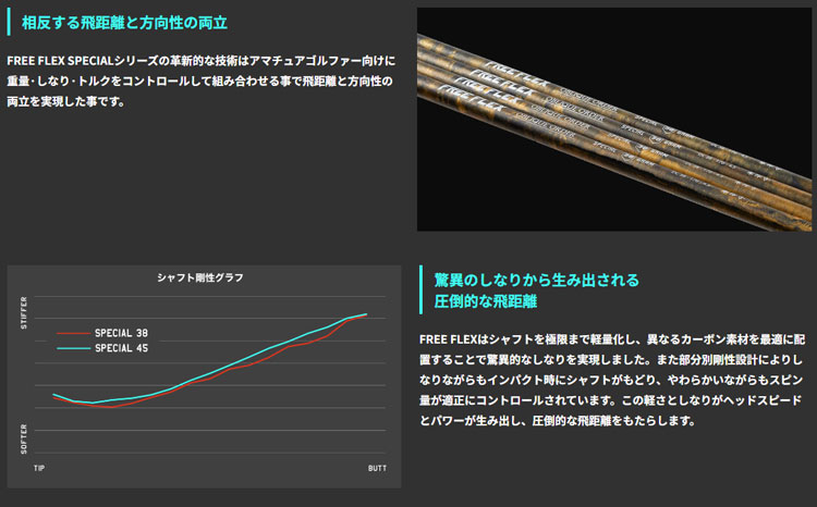 【新品】フリーフレックス ドライバー用 SPECIAL 楽天市場】【公式】フリーフレックス シャフト ドライバー用