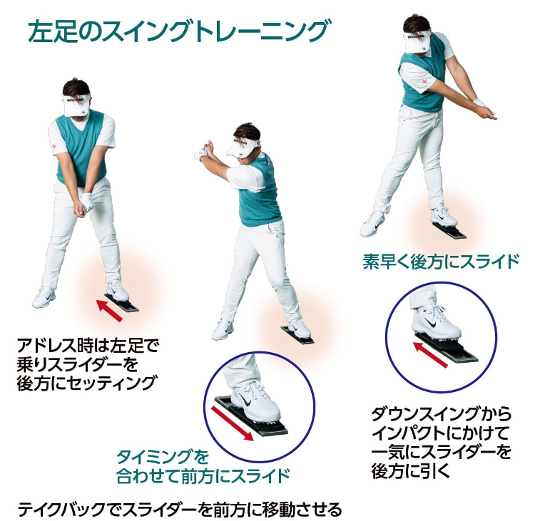 パワースライダー Power Slider ゴルフ スイング練習器具