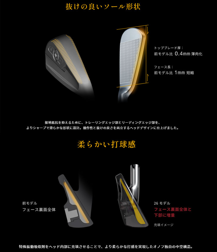 KURO（オノフ） オノフ ONOFF FORGED IRON KURO フォージドアイアン