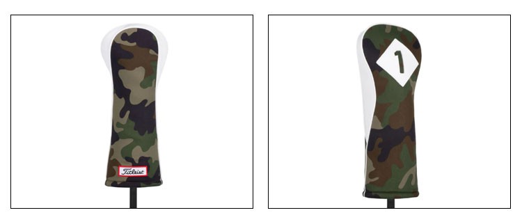 Titleist（タイトリスト） カモ レザー＆キャンバスヘッドカバー