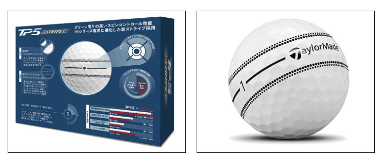TaylorMade（テーラーメイド） TM26 TP5 ストライプ ボール 2026年