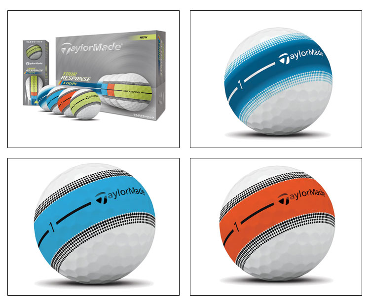 TaylorMade テーラーメイド ツアーレスポンス ストライプ ボール