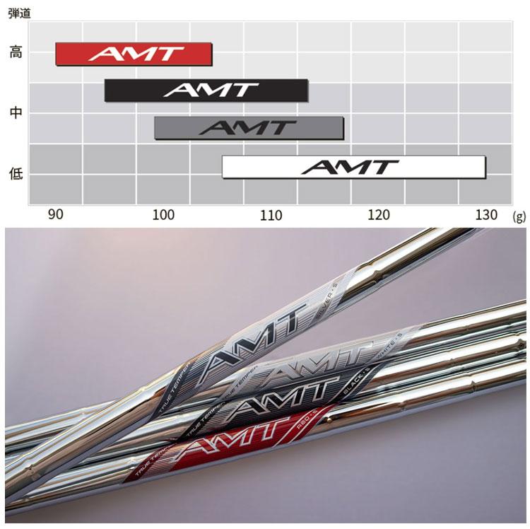TRUE TEMPER（トゥルーテンパー） AMT ブラック NEWデザイン 番手別