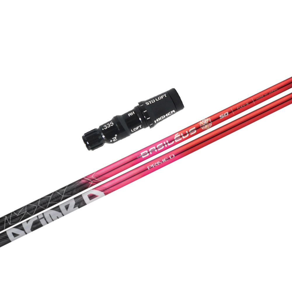 ポイント5倍 500本限定 テーラーメイド用互換スリーブ付きシャフト Basileus PRIME D バシレウス プライムディーの画像