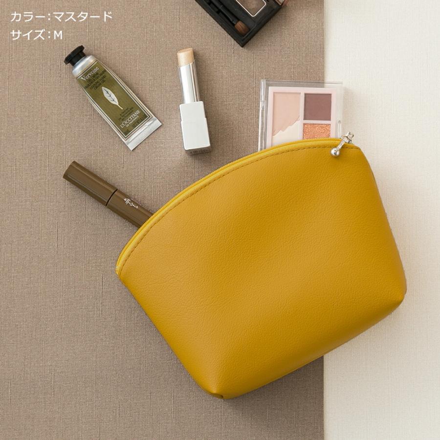 PVC レザー ポーチ「Yuni」化粧ポーチ 日本製 撥水 抗菌 名入れ PVC レザー ポーチ「Yuni」化粧ポーチ 日本製 撥水 抗菌 名入れ