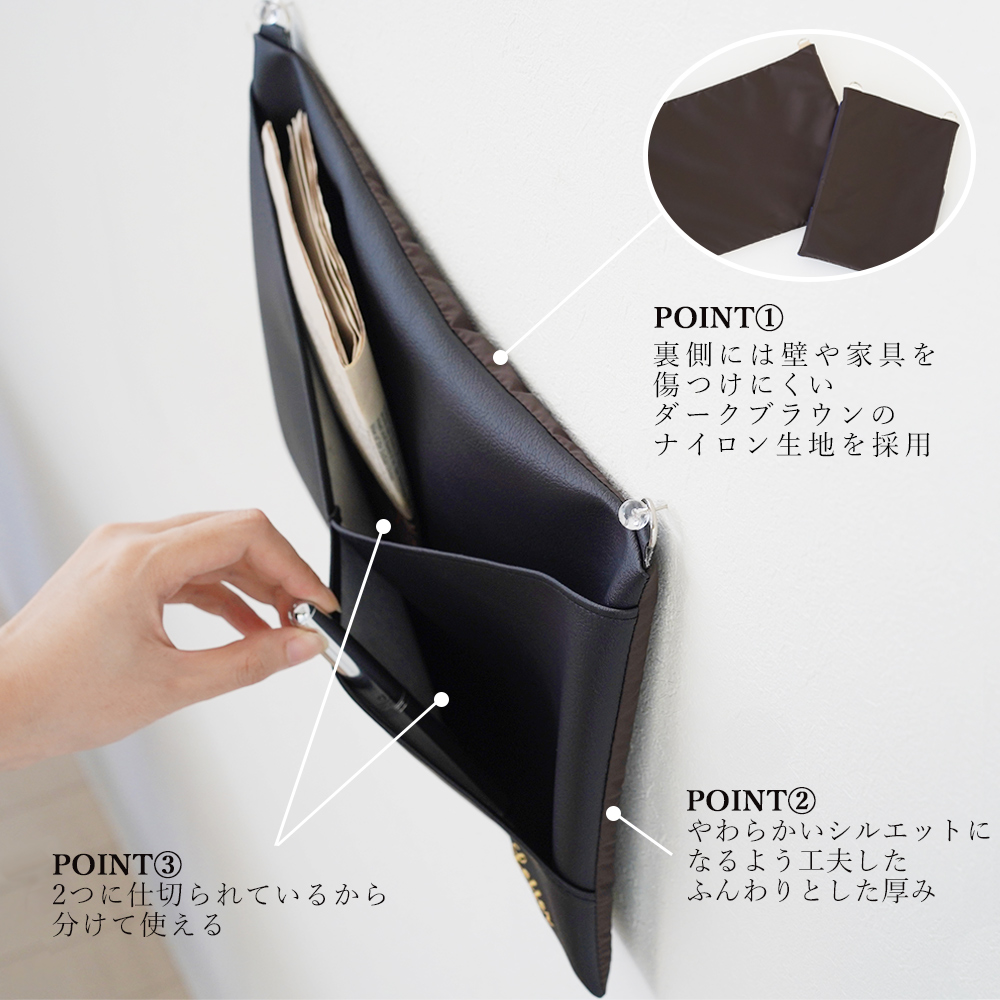 Ogawa コット ダークブラウン 収納ポケット付き Ogawa コット ダークブラウン 収納ポケット付き Ogawa コット