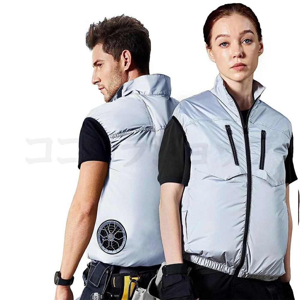 2026新作 空調作業服 空調ベスト 大風量 30V 10h連続送風 日本製ブラシレスモーター S〜7L USB充電式 UVカット UPF50＋ 通気性 軽量 熱中症対策 男女兼用 父の日 |  | 01