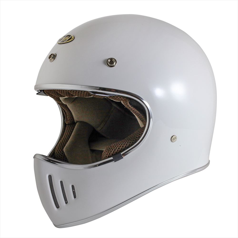 THH 最新モデルTHH TT-03 パールホワイト レトロ フルフェイス