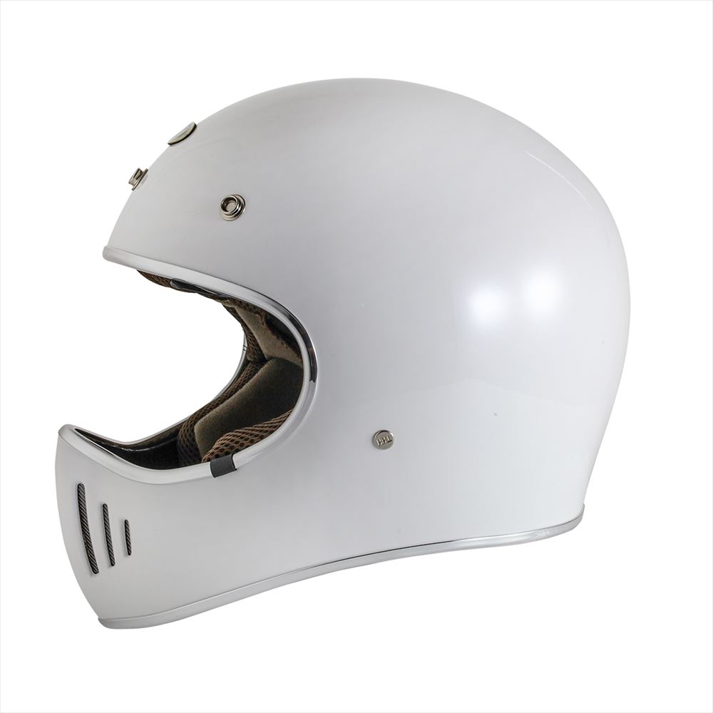 THH 最新モデルTHH TT-03 パールホワイト レトロ フルフェイス