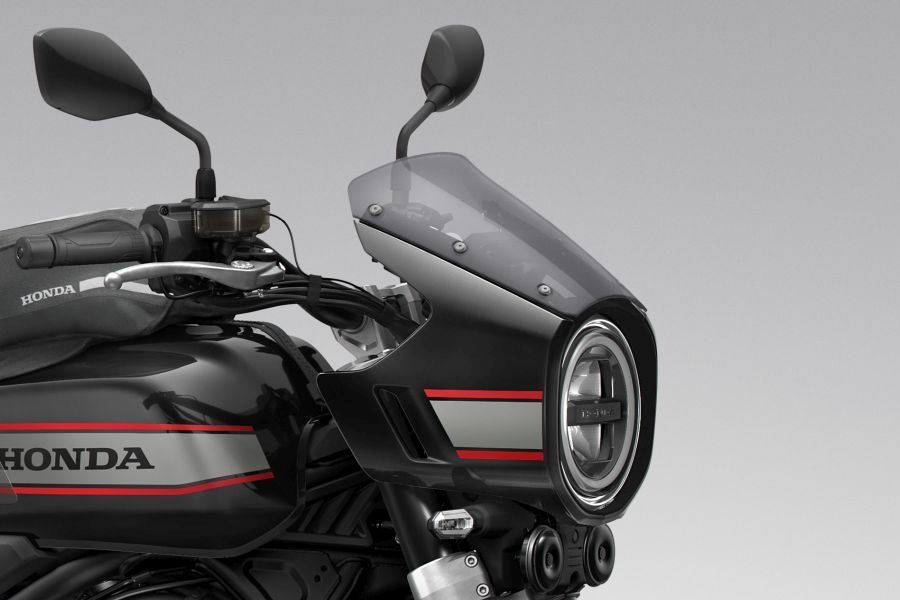 ホンダ(HONDA) 08R00-MLV-J10ZC ヘッドライトカウル ブラック/レッド