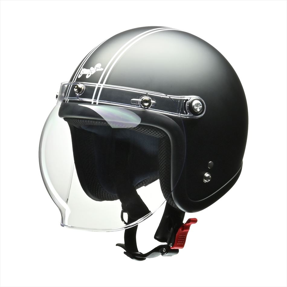 ホンダ　DJ1 ヘルメット　当時物 ホンダ HONDA Monkey ヘルメット レッド ×ホワイト Mサイズ(57
