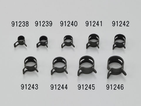 DAYTONA デイトナ 91243 ワイドホースクリップ 11mm 2個セット : 八百
