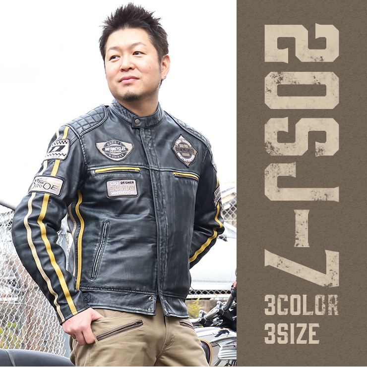 DEGNER（デグナー） 20SJ-7 シープレザージャケット 3色 : 八百万堂