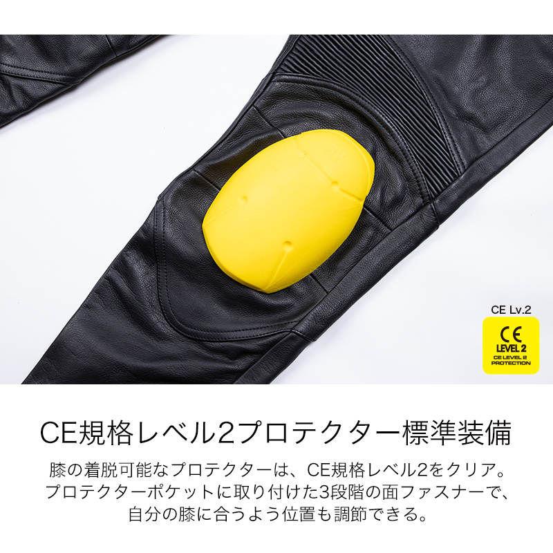 デグナー DEGNER DP-39 メンズ プロテクター付き レザーパンツ 