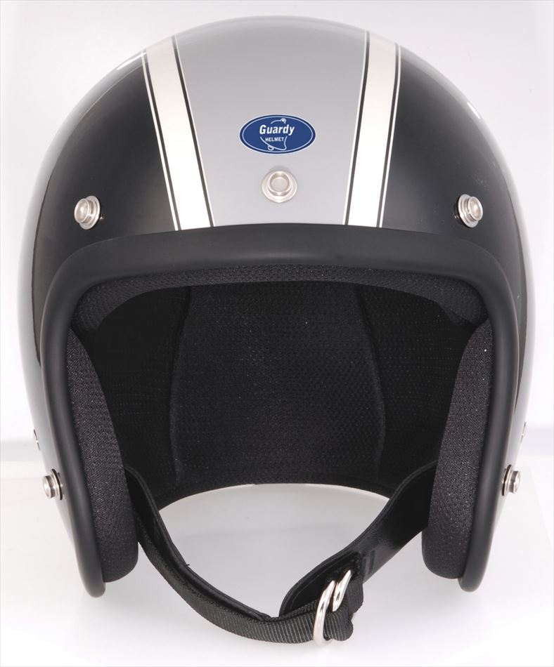 Guardy HELMET ブラック 4589975584594 Guardy HELMET CLUBMAN ブラック＆ライトグレー