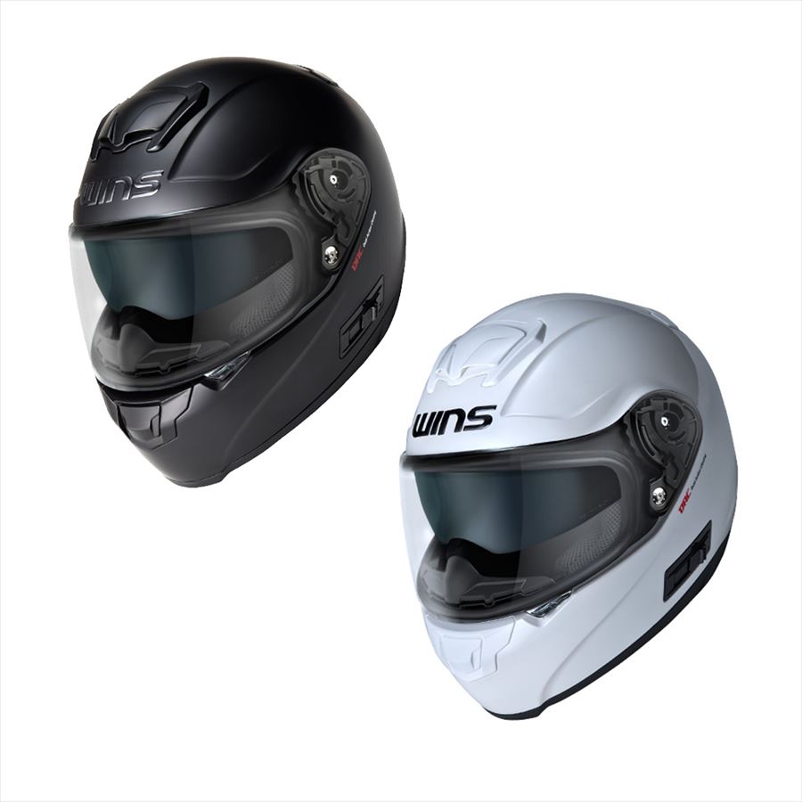 WINS FF-COMFORT フルフェイスヘルメット ブラック/ホワイト M WINS ウインズジャパン FF-COMFORT フルフェイスヘルメット 2色 : 八百