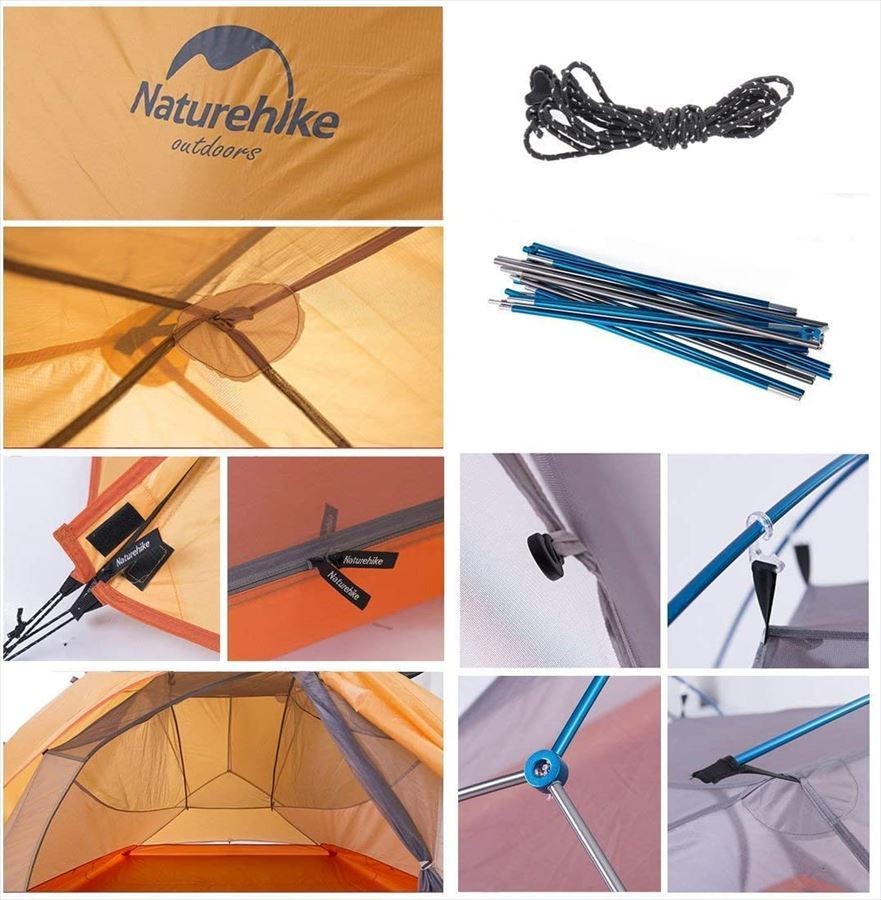 OGK Kabuto Naturehike 2人用 超軽量 Star-River2 210T オレンジ