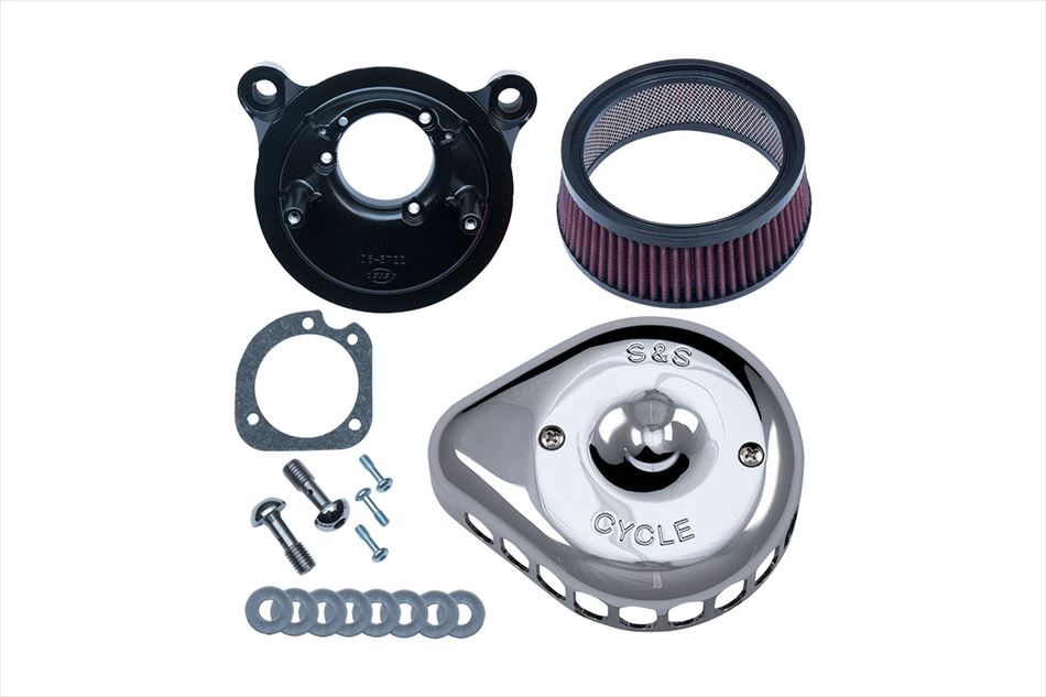 S&Sステルスエアクリーナースポーツスター用　スポスタ。 S＆S SUPER STOCK・STEALTH エアクリーナーキット スポーツスター : HD