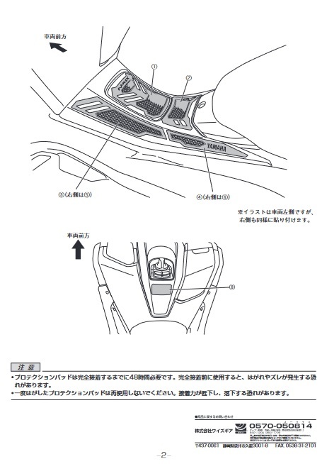 プロテクションパッド NMAX（'21～） | ヤマハ発動機グループ