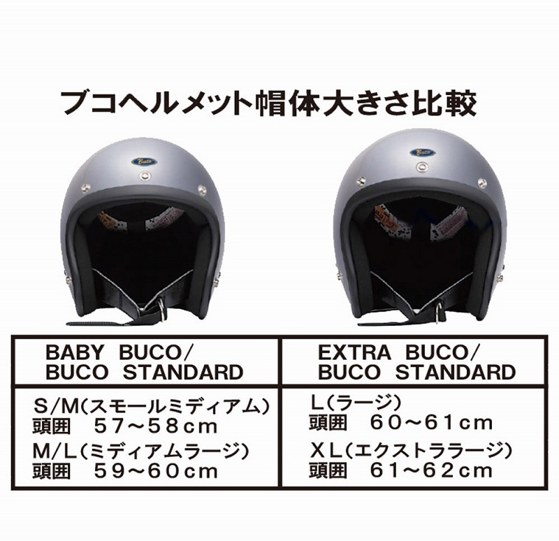 Buco シルバー ジェットヘルメット