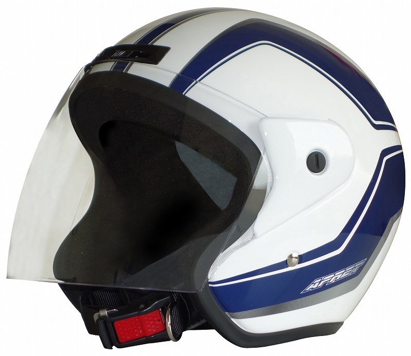 僕*す様 SHOEI EX-5 ジェットヘルメット ホワイト/ブルー Webike