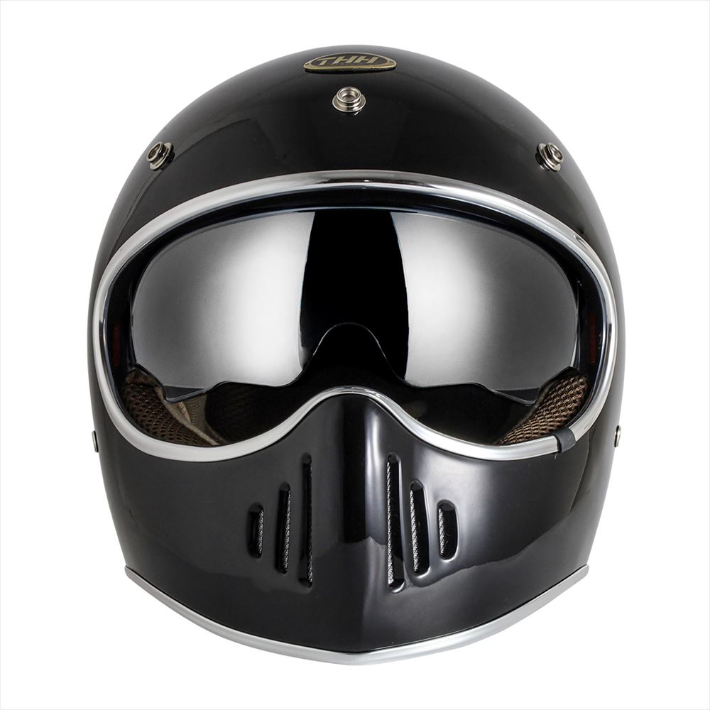 バイクウェア・装備 TT 送料無料】【最新モデル】THH TT-03 レトロ フルフェイス