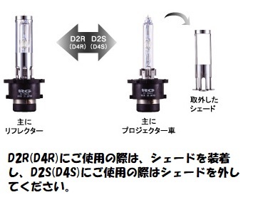 RG アールジー 4996327089339 HIDバルブ D4S/R共通 2600lm 6500K
