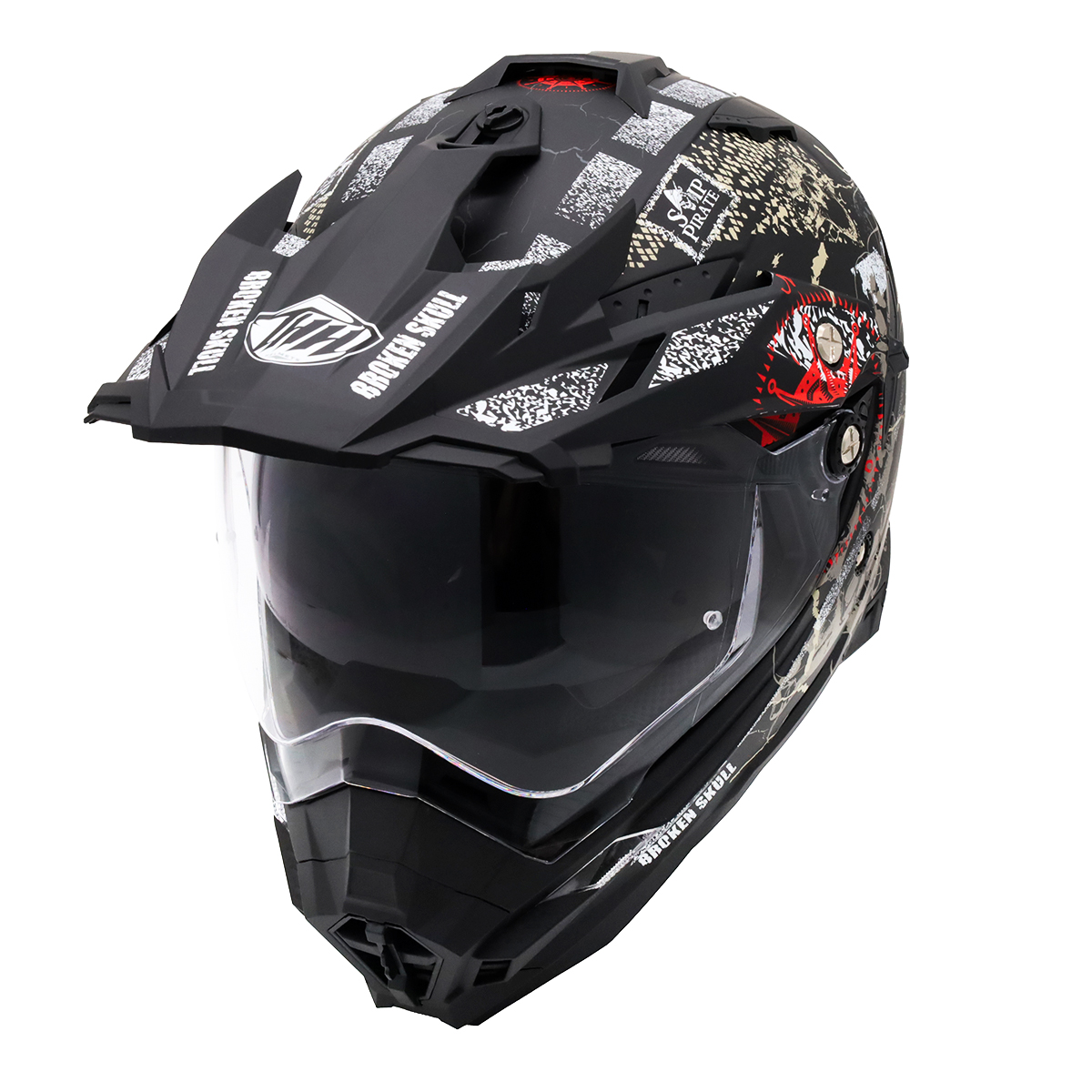 THH ピンロック対応 インナーサンバイザー採用 オフロードヘルメットTX