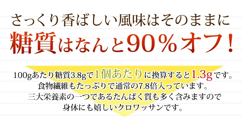 糖質はなんと90％オフ！