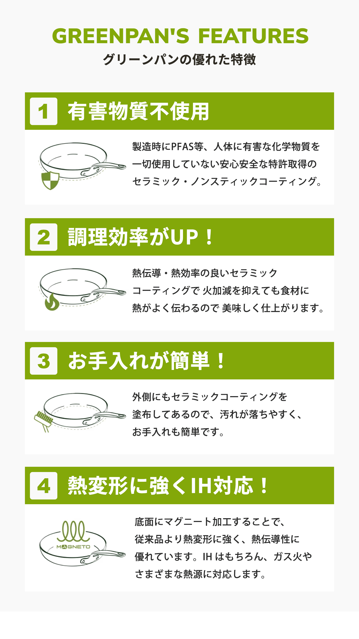 PFASフリー フライパン特集｜「安全に、気持ちよく」使いたい人のため