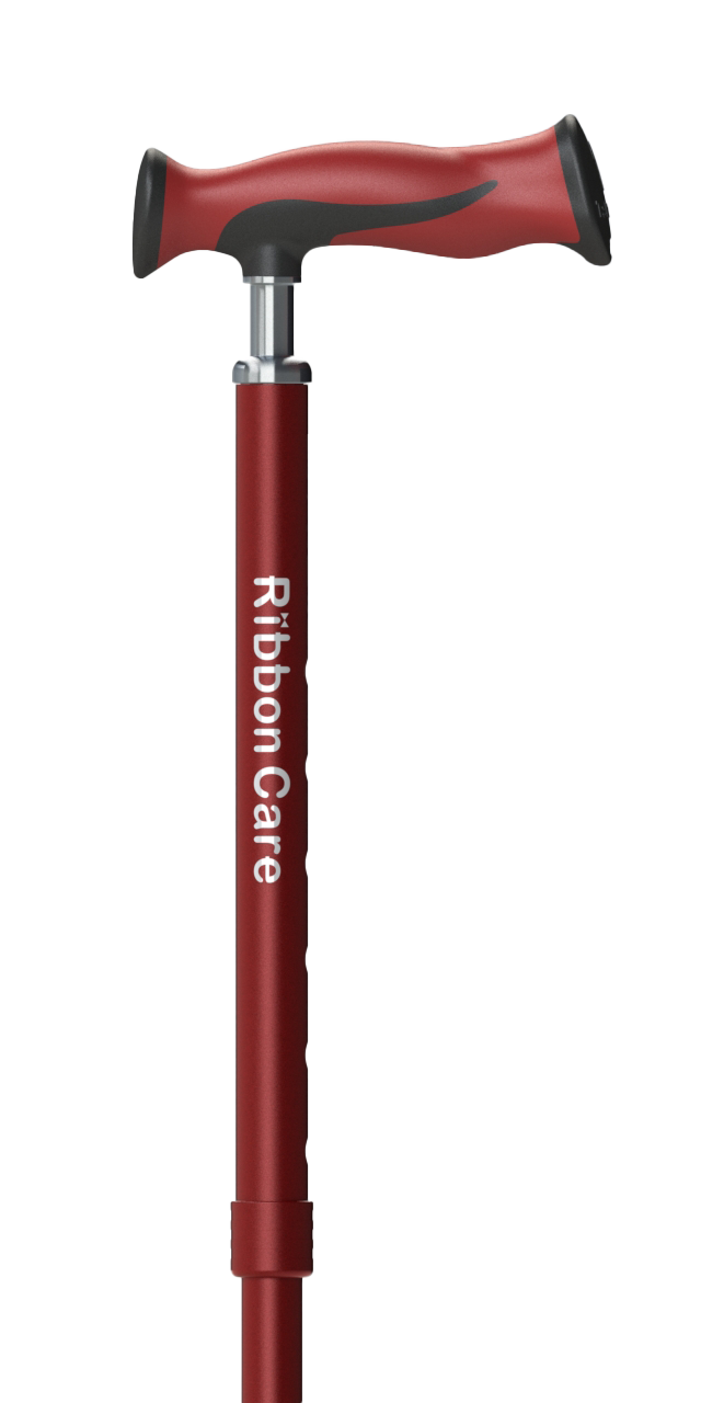 竹虎 杖 折りたたみ杖 Ribbon Care SGマーク サイズ調整 6段階調節